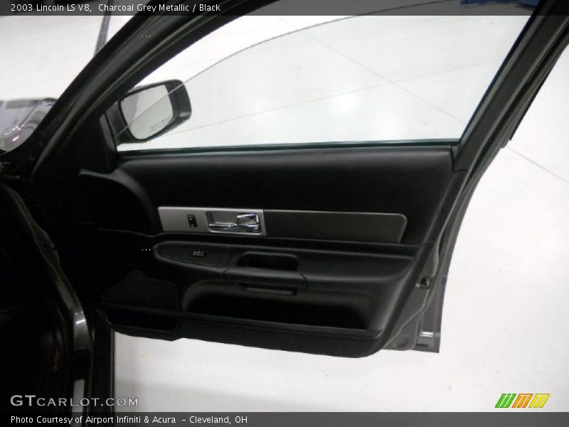Charcoal Grey Metallic / Black 2003 Lincoln LS V8