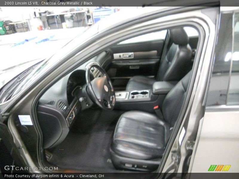 Charcoal Grey Metallic / Black 2003 Lincoln LS V8