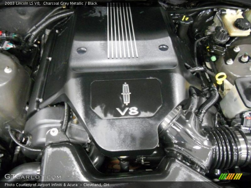 Charcoal Grey Metallic / Black 2003 Lincoln LS V8