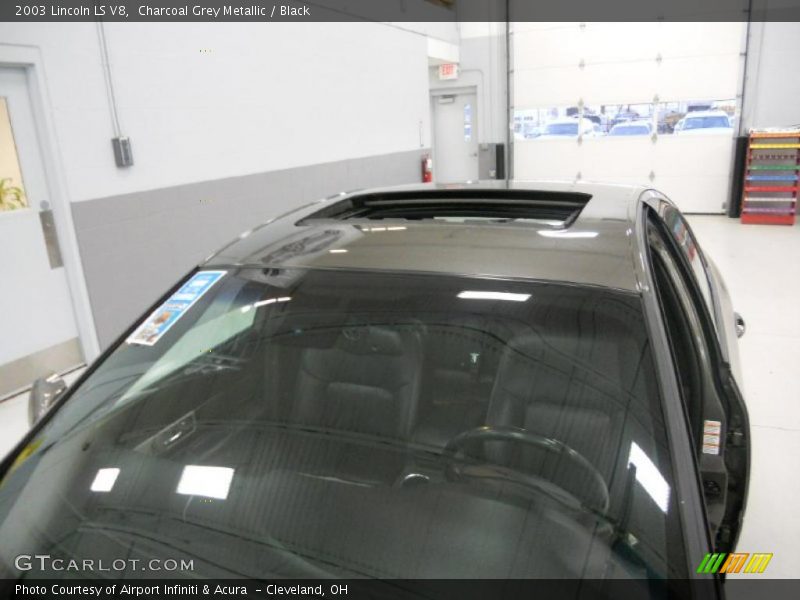 Charcoal Grey Metallic / Black 2003 Lincoln LS V8