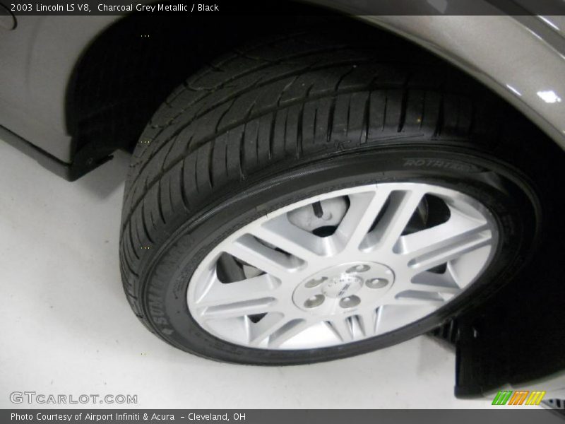 Charcoal Grey Metallic / Black 2003 Lincoln LS V8