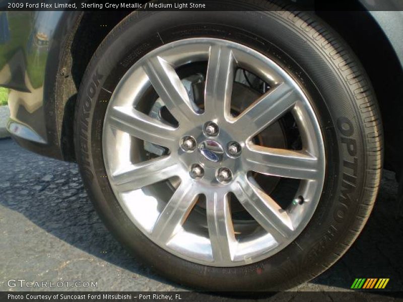 Sterling Grey Metallic / Medium Light Stone 2009 Ford Flex Limited