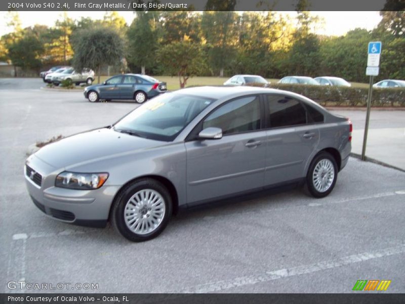 Flint Gray Metallic / Dark Beige/Quartz 2004 Volvo S40 2.4i