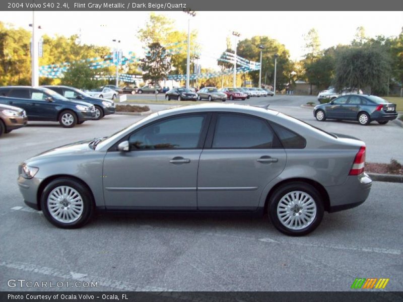 Flint Gray Metallic / Dark Beige/Quartz 2004 Volvo S40 2.4i
