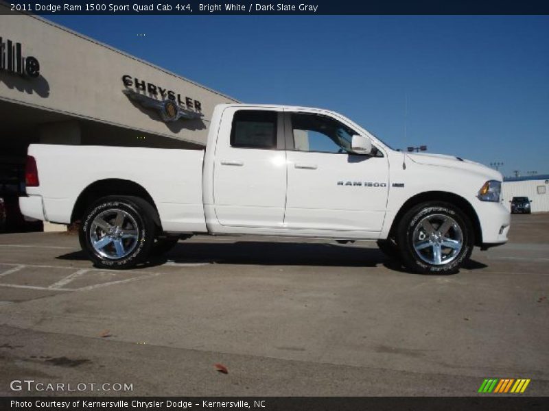 Bright White / Dark Slate Gray 2011 Dodge Ram 1500 Sport Quad Cab 4x4