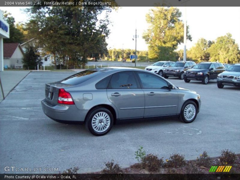Flint Gray Metallic / Dark Beige/Quartz 2004 Volvo S40 2.4i