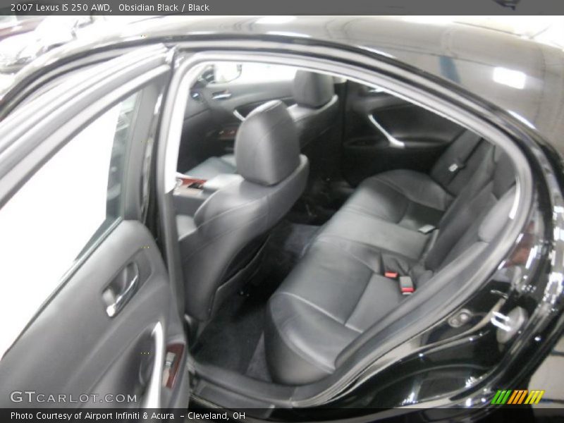Obsidian Black / Black 2007 Lexus IS 250 AWD