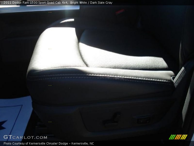 Bright White / Dark Slate Gray 2011 Dodge Ram 1500 Sport Quad Cab 4x4