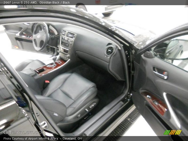 Obsidian Black / Black 2007 Lexus IS 250 AWD
