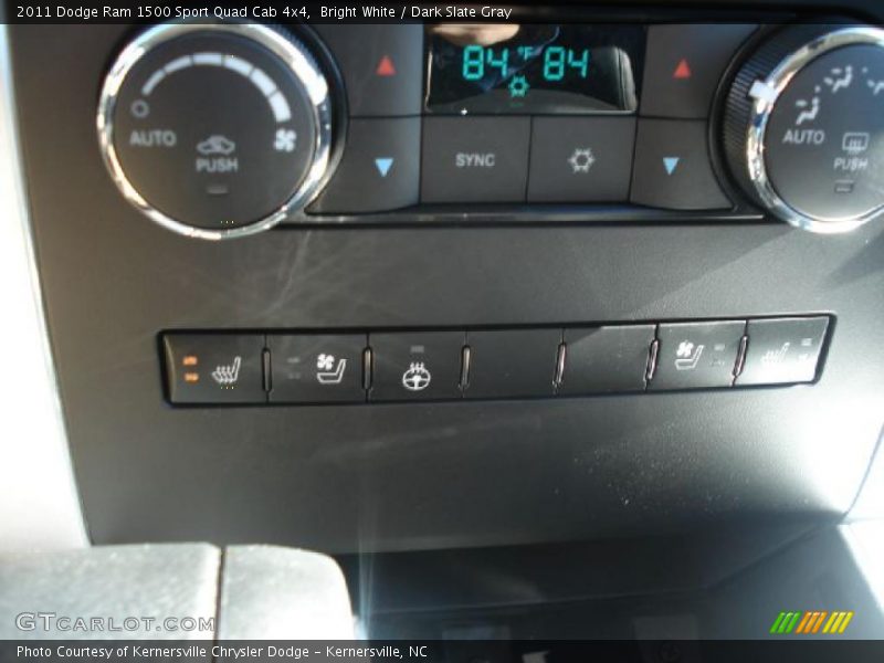Bright White / Dark Slate Gray 2011 Dodge Ram 1500 Sport Quad Cab 4x4