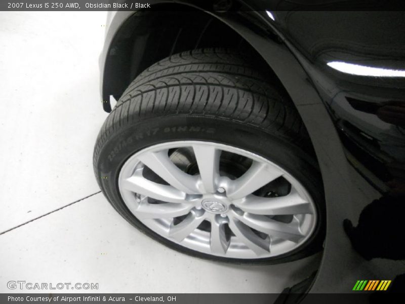 Obsidian Black / Black 2007 Lexus IS 250 AWD
