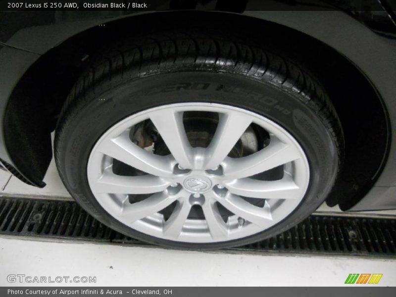 Obsidian Black / Black 2007 Lexus IS 250 AWD