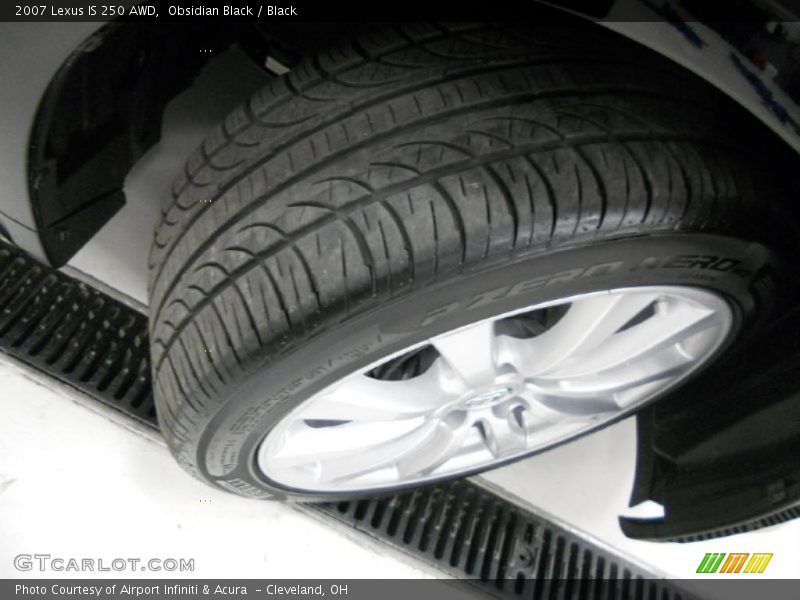 Obsidian Black / Black 2007 Lexus IS 250 AWD
