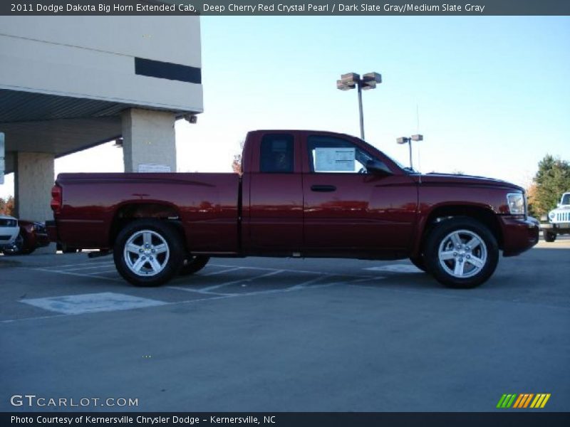 Deep Cherry Red Crystal Pearl / Dark Slate Gray/Medium Slate Gray 2011 Dodge Dakota Big Horn Extended Cab