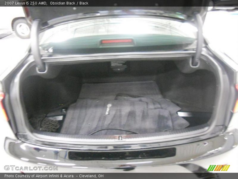 Obsidian Black / Black 2007 Lexus IS 250 AWD