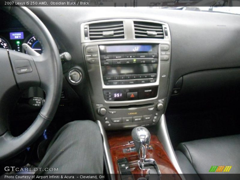 Obsidian Black / Black 2007 Lexus IS 250 AWD