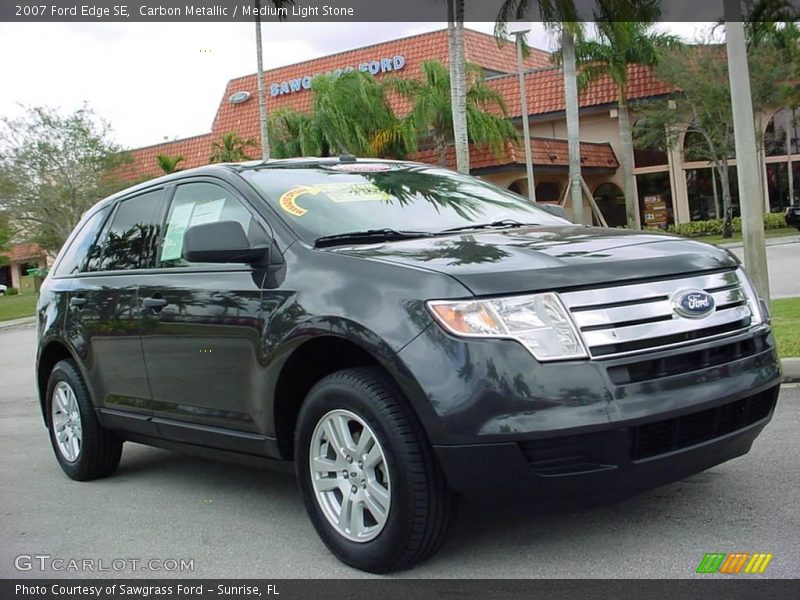 Carbon Metallic / Medium Light Stone 2007 Ford Edge SE