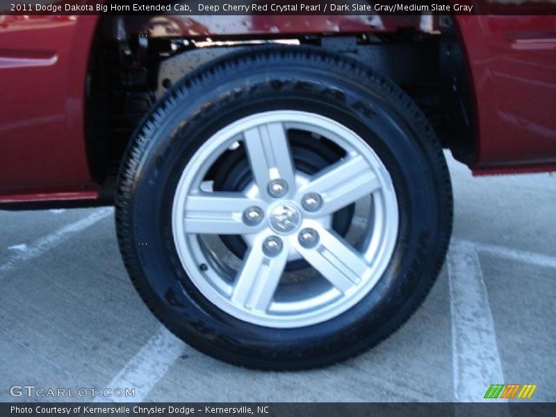 Deep Cherry Red Crystal Pearl / Dark Slate Gray/Medium Slate Gray 2011 Dodge Dakota Big Horn Extended Cab