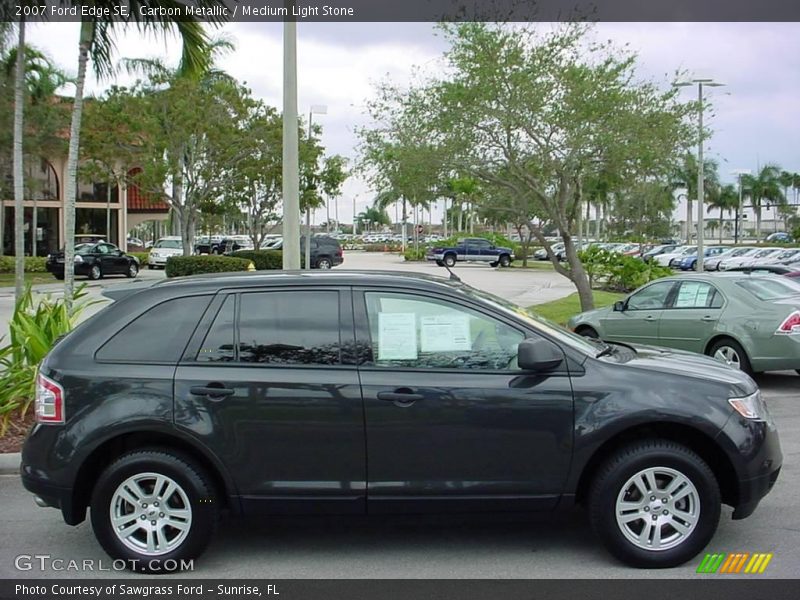 Carbon Metallic / Medium Light Stone 2007 Ford Edge SE