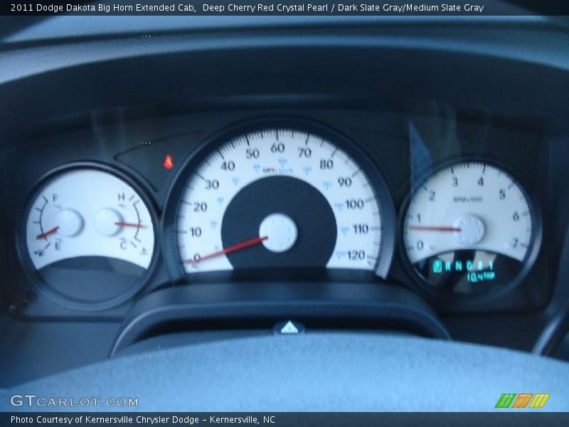 Deep Cherry Red Crystal Pearl / Dark Slate Gray/Medium Slate Gray 2011 Dodge Dakota Big Horn Extended Cab