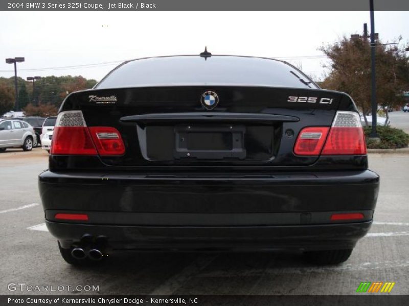 Jet Black / Black 2004 BMW 3 Series 325i Coupe