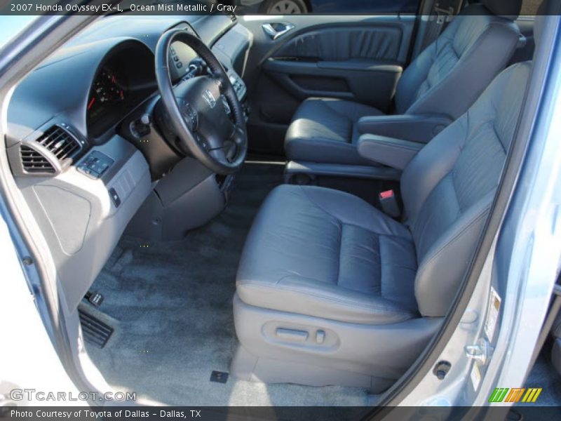  2007 Odyssey EX-L Gray Interior