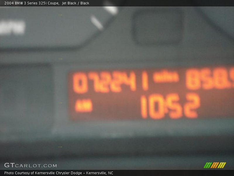 Jet Black / Black 2004 BMW 3 Series 325i Coupe
