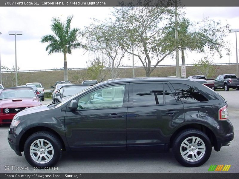 Carbon Metallic / Medium Light Stone 2007 Ford Edge SE