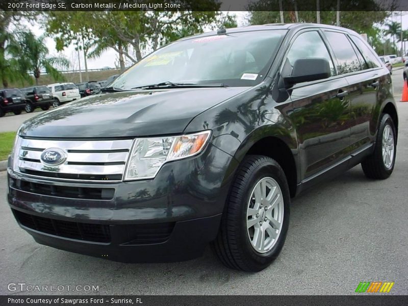 Carbon Metallic / Medium Light Stone 2007 Ford Edge SE