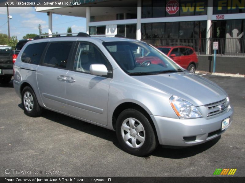 Silver Metallic / Gray 2008 Kia Sedona LX