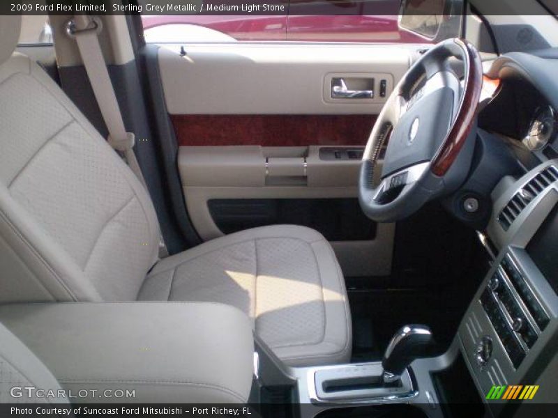 Sterling Grey Metallic / Medium Light Stone 2009 Ford Flex Limited