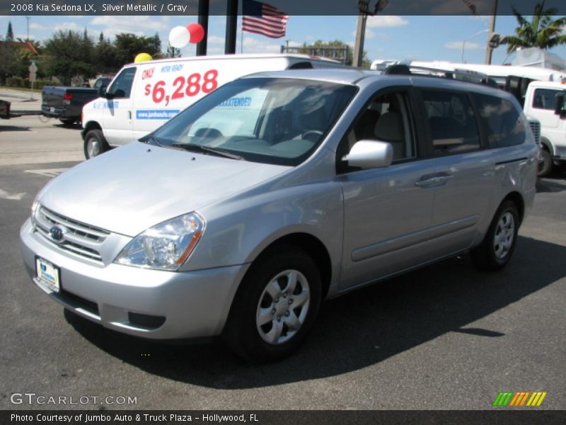 Silver Metallic / Gray 2008 Kia Sedona LX