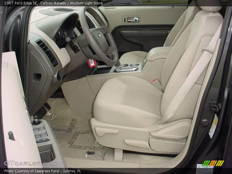Carbon Metallic / Medium Light Stone 2007 Ford Edge SE