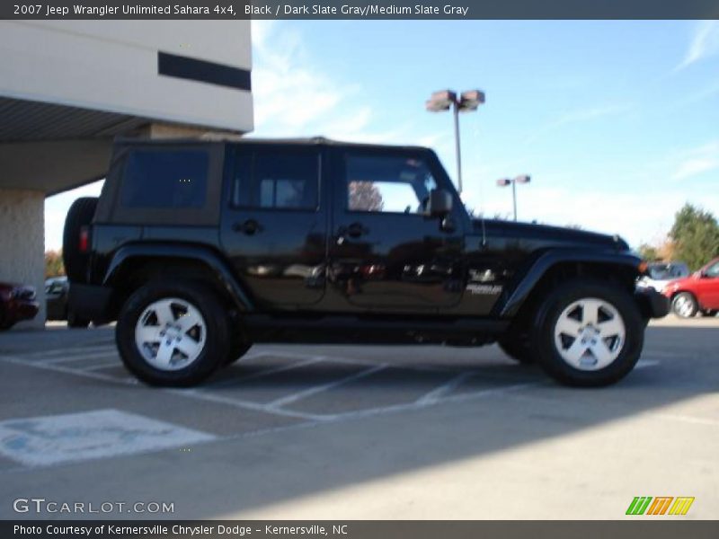 Black / Dark Slate Gray/Medium Slate Gray 2007 Jeep Wrangler Unlimited Sahara 4x4