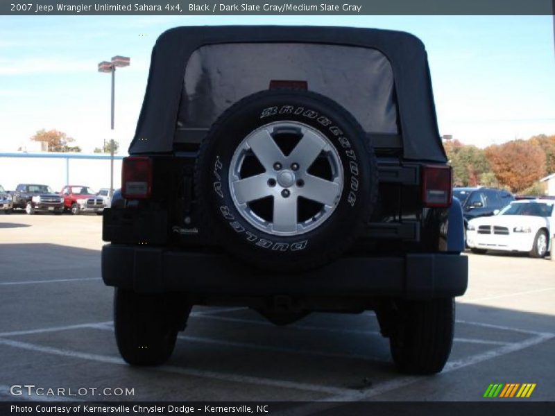 Black / Dark Slate Gray/Medium Slate Gray 2007 Jeep Wrangler Unlimited Sahara 4x4