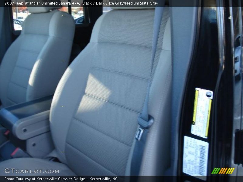 Black / Dark Slate Gray/Medium Slate Gray 2007 Jeep Wrangler Unlimited Sahara 4x4