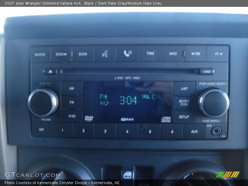Black / Dark Slate Gray/Medium Slate Gray 2007 Jeep Wrangler Unlimited Sahara 4x4
