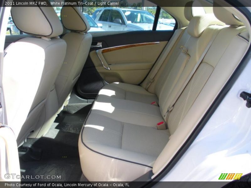 White Platinum Tri-Coat / Light Camel 2011 Lincoln MKZ FWD