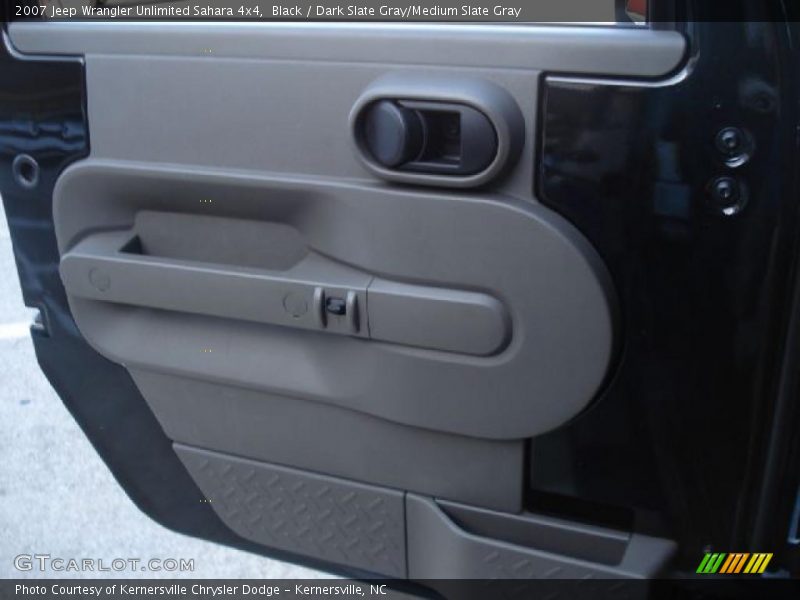 Black / Dark Slate Gray/Medium Slate Gray 2007 Jeep Wrangler Unlimited Sahara 4x4