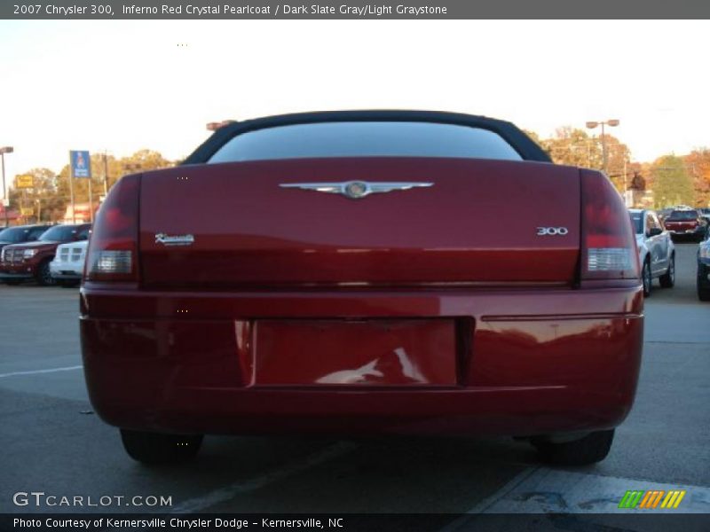 Inferno Red Crystal Pearlcoat / Dark Slate Gray/Light Graystone 2007 Chrysler 300