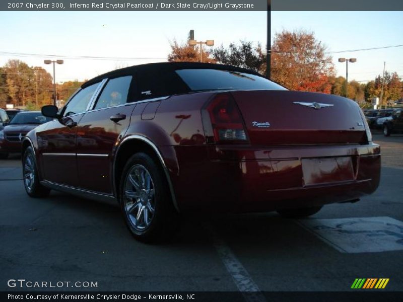 Inferno Red Crystal Pearlcoat / Dark Slate Gray/Light Graystone 2007 Chrysler 300