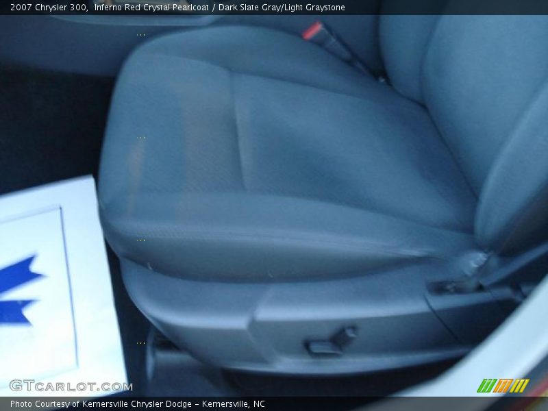 Inferno Red Crystal Pearlcoat / Dark Slate Gray/Light Graystone 2007 Chrysler 300