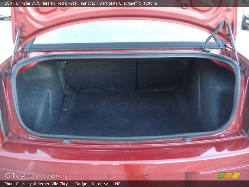 Inferno Red Crystal Pearlcoat / Dark Slate Gray/Light Graystone 2007 Chrysler 300
