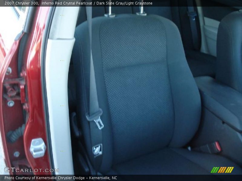 Inferno Red Crystal Pearlcoat / Dark Slate Gray/Light Graystone 2007 Chrysler 300