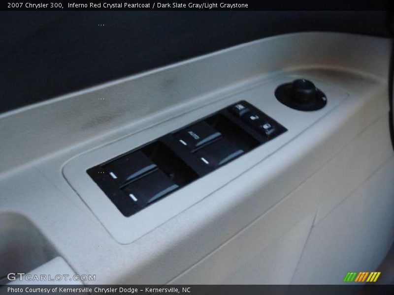 Inferno Red Crystal Pearlcoat / Dark Slate Gray/Light Graystone 2007 Chrysler 300