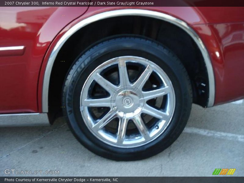 Inferno Red Crystal Pearlcoat / Dark Slate Gray/Light Graystone 2007 Chrysler 300