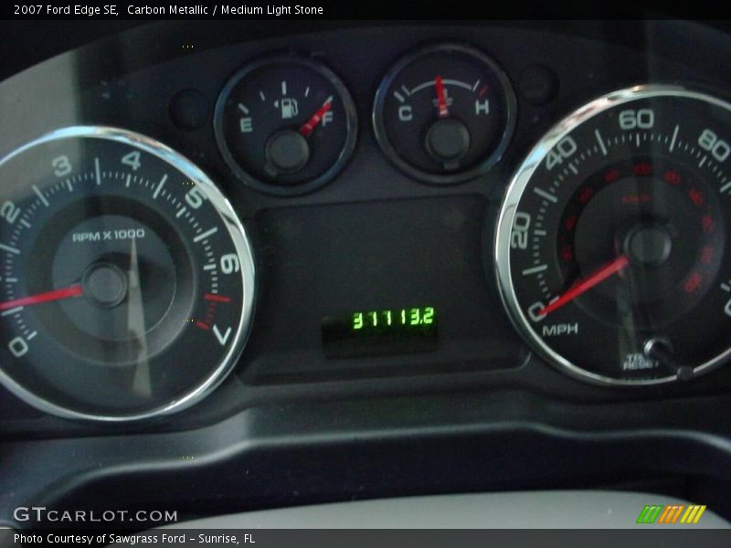 Carbon Metallic / Medium Light Stone 2007 Ford Edge SE