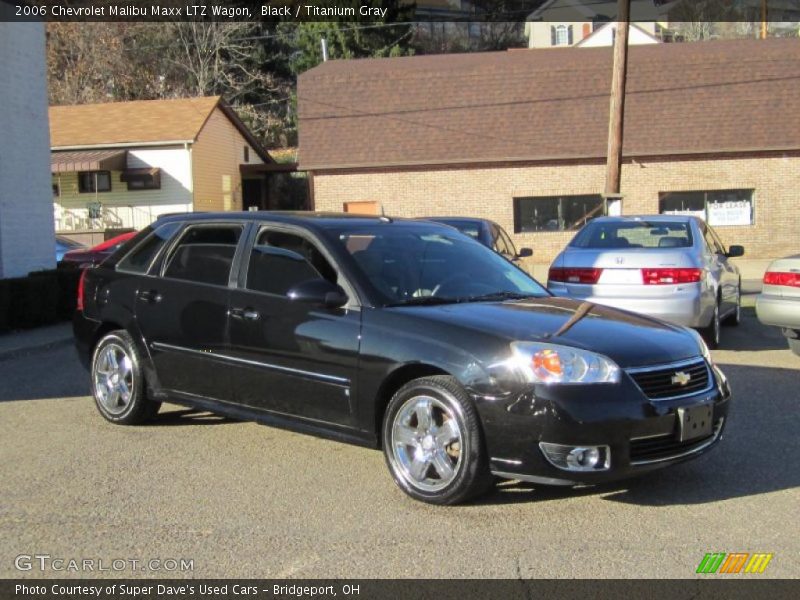 Black / Titanium Gray 2006 Chevrolet Malibu Maxx LTZ Wagon