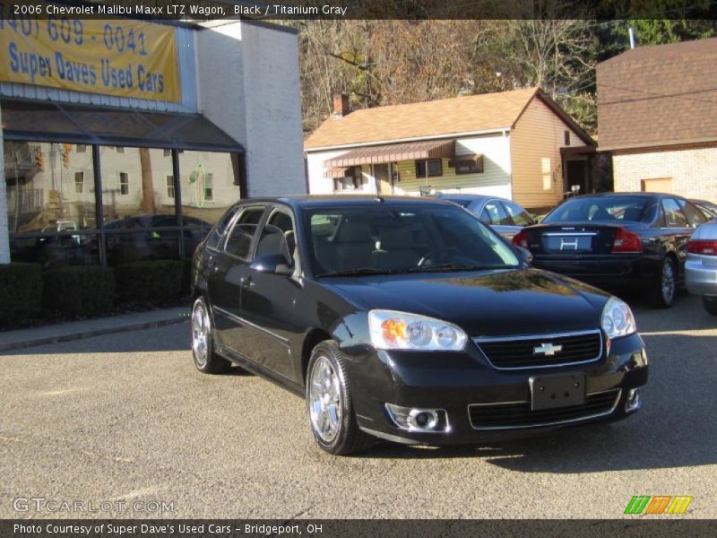 Black / Titanium Gray 2006 Chevrolet Malibu Maxx LTZ Wagon