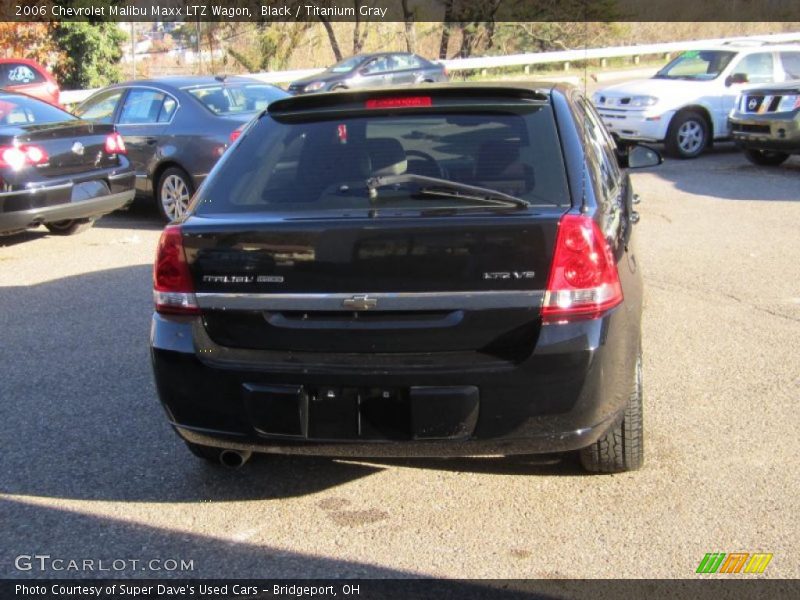Black / Titanium Gray 2006 Chevrolet Malibu Maxx LTZ Wagon